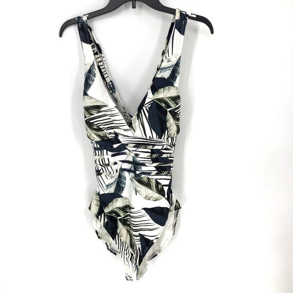La Blanca Other - La Blanca Palm Strappy Island Goddess Swimsuit 16